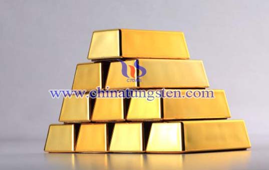 Tungsten Gold Plated Bar Picture