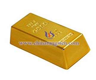Tungsten Gold Plated Bar Picture